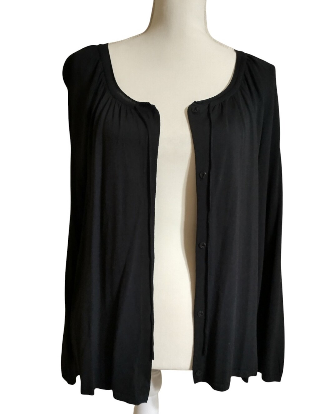 Black Lightweight Cardigan